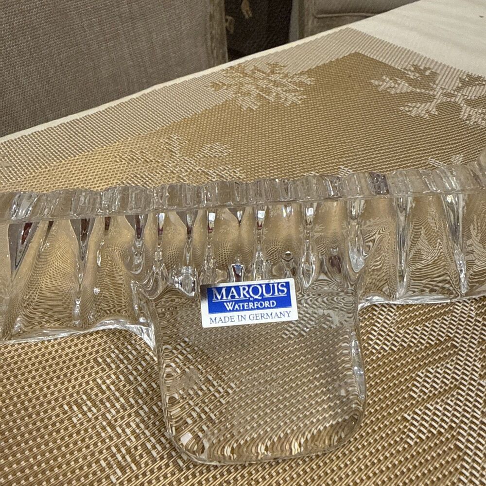 WATERFORD Marquis PICTURE FRAME 5 x 7 , Cut Lead Crystal, Made in Germany - Picture 3 of 4